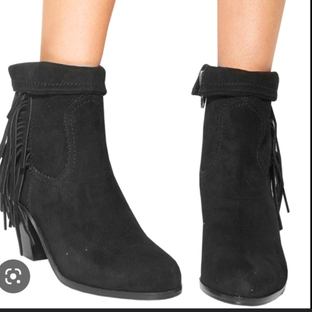 Sam Edelman | Louie fringe anklet booties |size 7